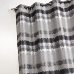 Rideau ethnique en jacquard à rayures horizontales