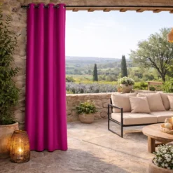 Rideau extérieur coloré imperméable résistant aux UV