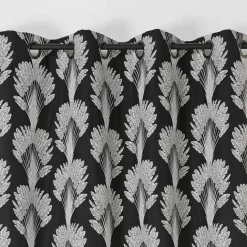 Rideau feuillages en fils recyclés