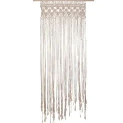 Rideau fil en macramé
