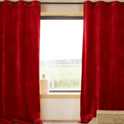 Rideau IgnifugéM1 en velours premium