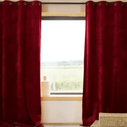 Rideau IgnifugéM1 en velours premium