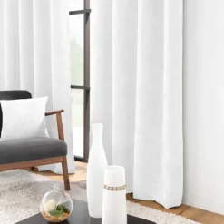 Rideau à œillets en velours chenille