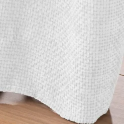 Rideau à œillets en velours chenille