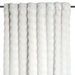 Rideau imitation fourrure ultra doux