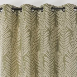 Rideau imprimé feuille de palmier