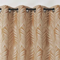 Rideau imprimé feuille de palmier