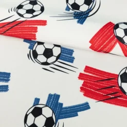 Rideau imprimé football tamisant