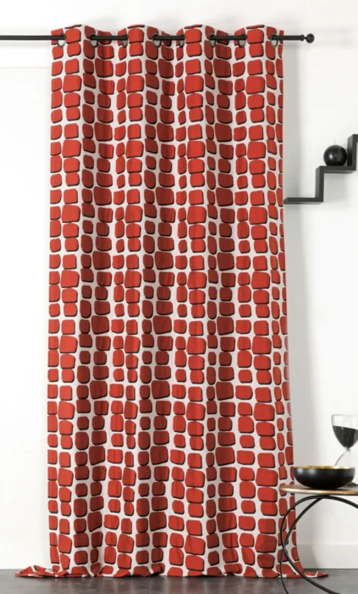 Rideau imprimé Wall