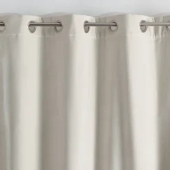 Rideau isolant et occultant en velours doublé polaire