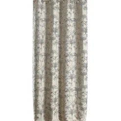 Rideau Jacquard exotique motif palmier