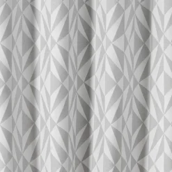 Rideau jacquard géométrique