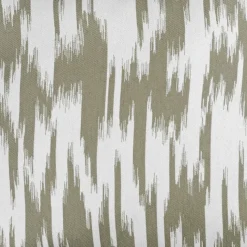 Rideau jacquard motif ikat en fils upcyclés
