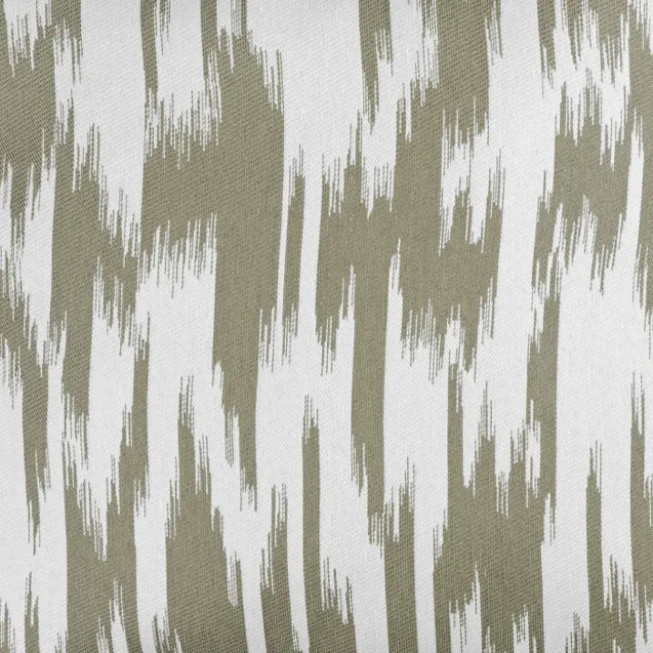Rideau jacquard motif ikat en fils upcyclés