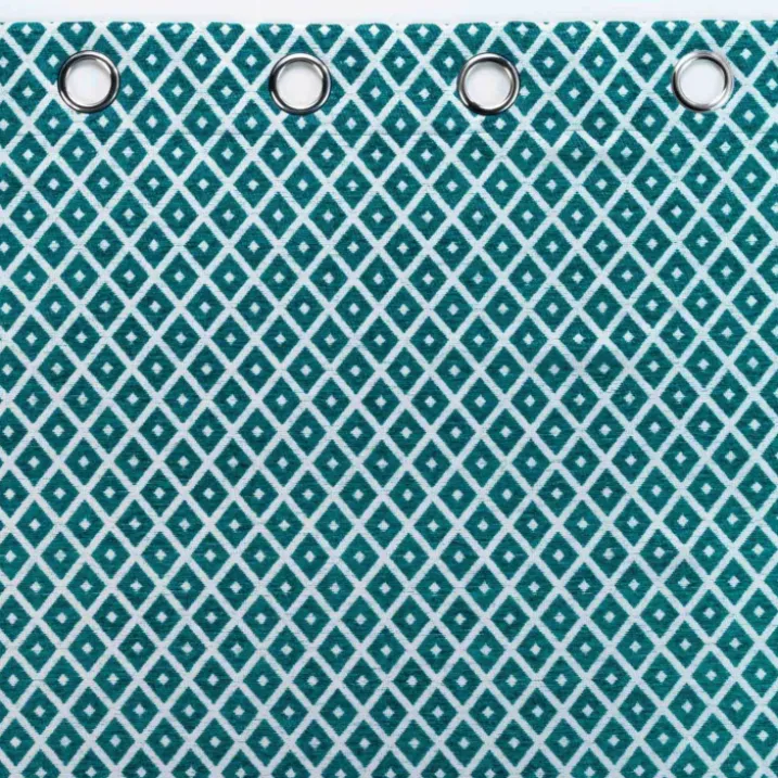 Rideau Jacquard motif losange