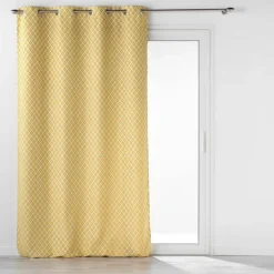 Rideau Jacquard motif losange