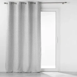 Rideau Jacquard motif losange
