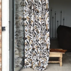 Rideau Jacquard motif panthère