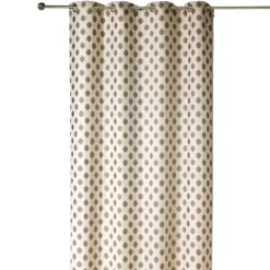 Rideau jacquard à motifs arrondis poids