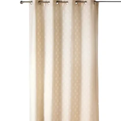 Rideau jacquard à motifs arrondis poids