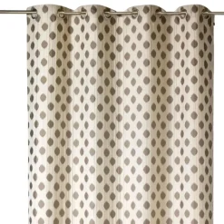 Rideau jacquard à motifs arrondis poids
