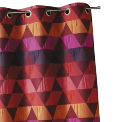 Rideau jacquard motif triangles
