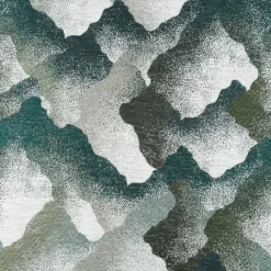 Rideau jacquard à oeillets motif minéral