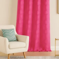 Rideau jacquard print Cercle Design