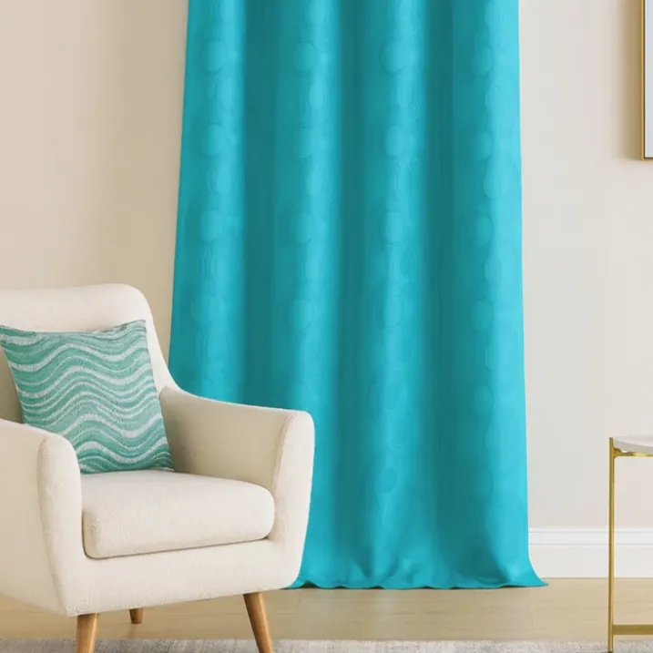 Rideau jacquard print Cercle Design