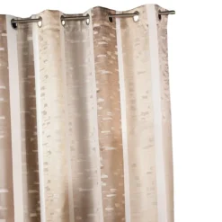 Rideau jacquard à rayures verticales colorées