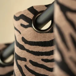 Rideau jacquard zèbre