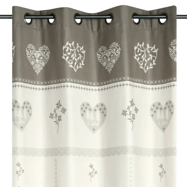Rideau montagnard déco chalet