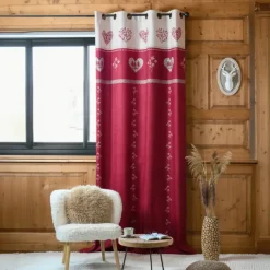 Rideau montagnard déco chalet