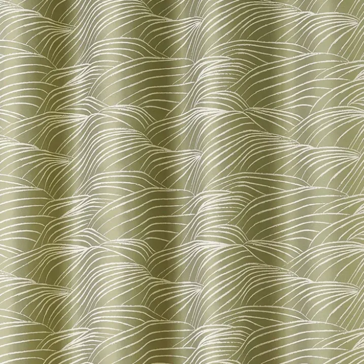 Rideau motifs coteaux de vigne