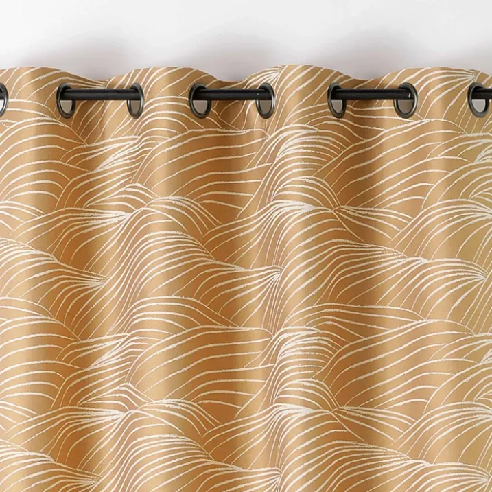 Rideau motifs coteaux de vigne