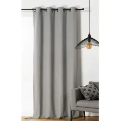 Rideau obscurcissant et isolant à effet tissé