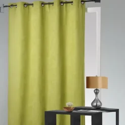 Rideau obscurcissant et isolant aspect velours