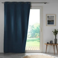 Rideau 100% occultant en microfibre