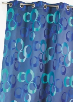 Rideau occultant jacquard à motifs graphiques
