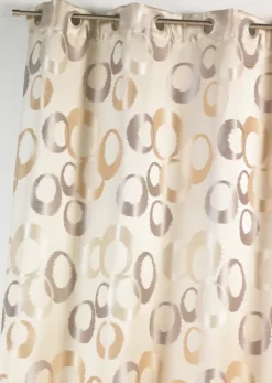 Rideau occultant jacquard à motifs graphiques