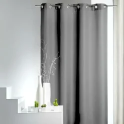 Rideau occultant 80 % uni