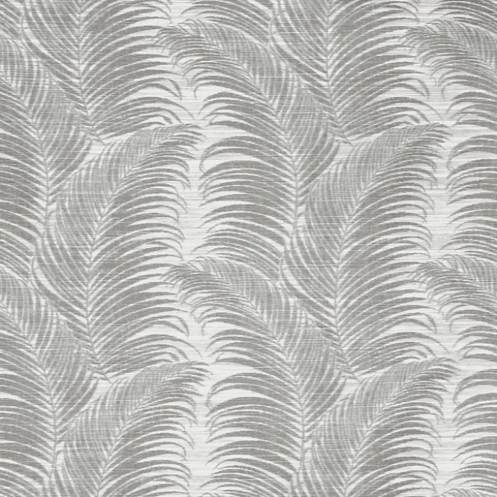 Rideau à oeillets aux motifs palmes