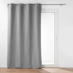 Rideau à oeillets avec doublure amovible