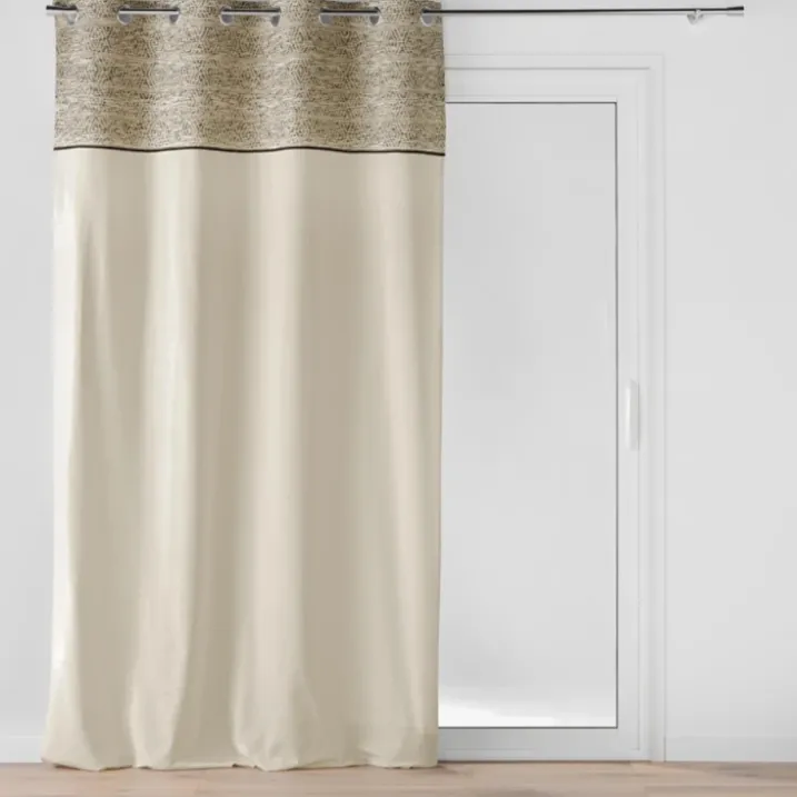 Rideau à Oeillets Camalia Top Jacquard