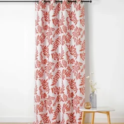 Rideau à Oeillets Feuillage Style Henri Matisse