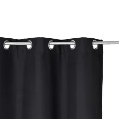 Rideau à oeillets isolant thermique avec doublure polaire