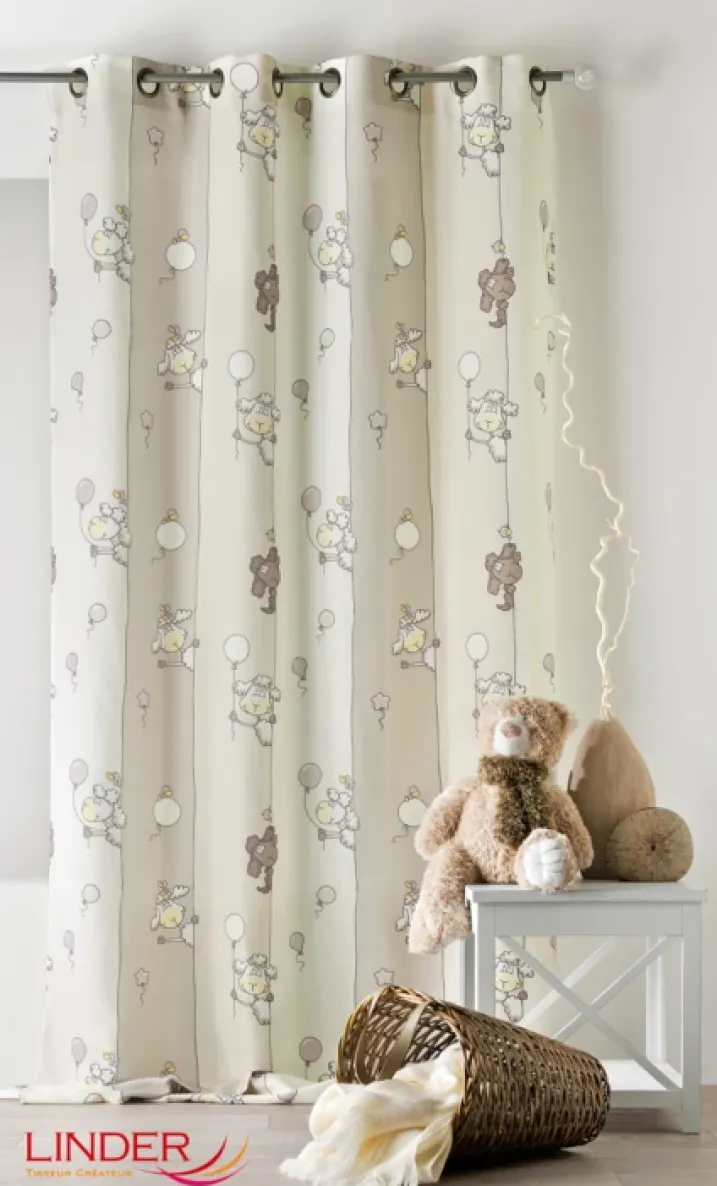 Rideau pour enfant imprimés "mouton"
