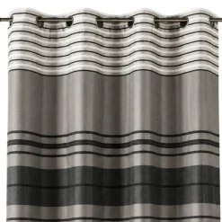 Rideau shantung rayure chenille