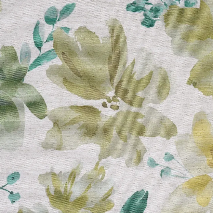 Rideau tamisant aquarelle fleurs