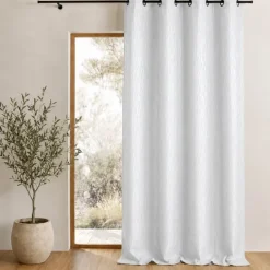Rideau tamisant en jacquard imprimé
